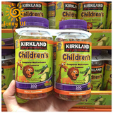 直邮批发 Kirkland Children's儿童复合维生素 咀嚼软糖160粒*2瓶