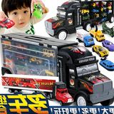 货柜卡车合金汽车模型集装箱儿童玩具2 3 4 5 6 7岁男孩生日礼物