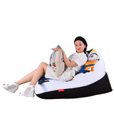3D数码印花小黄人懒人沙发全棉单人地板坐垫靠背座椅躺椅包邮
