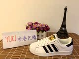 YUKI香港代购 阿迪金标贝壳头 夏季女鞋三叶草杨幂同款小白板鞋