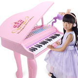 儿童大电子琴女孩大钢琴麦克风玩具可充电小孩音乐琴6岁-12岁