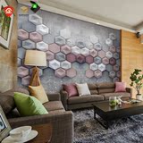 米阁大型3D现代立体抽象几何客厅沙发卧室背景墙无缝壁纸壁画墙纸