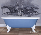 特价独立式铸铁浴缸1.5-1.8米非亚克力椭圆浴缸家用大浴缸 浴池