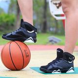 新款aj7热熔岩夏季高帮透气篮球鞋运动男鞋厍里战靴乔7女篮球鞋子