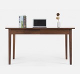 北欧现代纯实木电脑桌简约现代小户型实木书房卧室简易书桌写字台