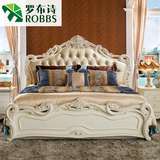蒂斯欧式床实木床1.5米白色法式双人床1.8米公主床高箱婚床家具