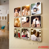 韩式九宫格照片墙 创意客厅画框组合卧室相框墙 挂墙相片墙 包邮