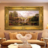 欧式客厅高端手绘油画风景画包邮