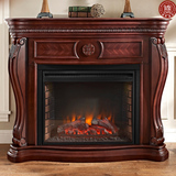 壁炉实木仿真火电子壁炉取暖欧式家具玄关柜美式客厅装饰柜