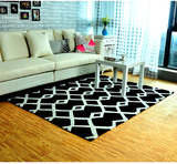 新款欧美风格时尚简约地毯客厅茶几卧室地毯手工腈纶地毯可定制