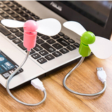 USB迷你风扇加长 蛇形笔记本电脑桌面扇USB电风扇 移动电源小风扇