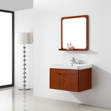 安华卫浴anPGM3396G-A实木美式挂墙浴室柜组合