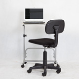 无扶手电脑椅家用职员办公椅简易人体学座椅靠背转椅小椅子