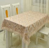 2016欧式高档奢华布艺棉麻长方形加厚家用餐桌台布客厅茶几桌布
