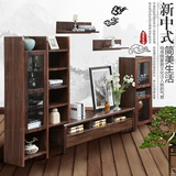 新中式实木电视柜卧室矮柜地柜简约储物柜影视柜客厅电视机柜家具