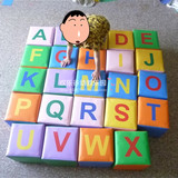 幼儿园儿童软体数字拼音积木凳软体组合配件数字桩儿童软包