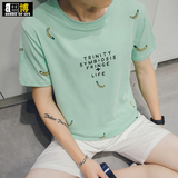 青少年夏季短袖套装男韩版夏天休闲运动衣服两件套中学生t恤潮流