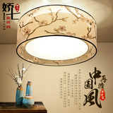 新中式灯具吸顶灯卧室圆形大气中式灯客厅书房梅花创意工程灯具