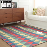 韩式几何图形地毯 简约长条耐磨客厅卧室满铺大毯子茶几飘窗地垫