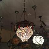 汉工灯饰波西米亚吊灯铁艺风格走廊玄关过道漫咖啡厅餐厅装饰吊灯