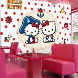 3D卡通儿童主题房间holle kitty 浪漫ktv背景墙纸大型壁画壁纸