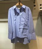 Basic House百家好正品代购2016年秋款女式条纹衬衫HQWS525B-498