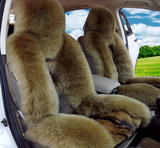16新款卡罗拉花冠汽车座垫冬季纯羊毛绒狼皮毛一体坐垫冬天专用