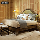 亚历山大家具定制欧式真皮床新古典双人床1.8米婚床卧室家具组合