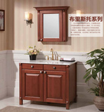 科勒布里斯托K-98000T-DBC洗手台盆卫生间镜柜组合美式双盆浴室柜