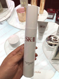 香港专柜代购SK-II/SKII/SK2环采钻白修护UV防晒日霜50ml美白去黄