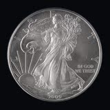 2009年美国鹰洋银币行走女神1盎司评级币（首发版、PCGS MS69）