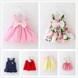 女童连衣裙夏季 婴儿背心裙0-1-2-3岁女宝宝夏装公主裙小女孩裙子