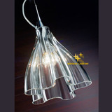 灯具吊灯现代时尚简约水晶玻璃单三头透明餐厅餐桌床头吊灯99814