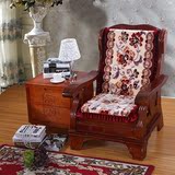 加厚海绵实木沙发坐垫一座一靠秋冬款红木沙发垫椅垫包邮