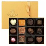 日本直邮代购比利时GODIVA歌蒂梵12颗夹心巧克力245g礼盒装