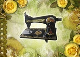 金典老式缝纫机 台式居家用手提箱装 吃厚电动手摇脚踏裁缝机