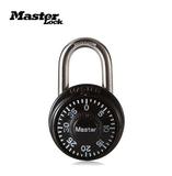 玛斯特（Master Lock）1533MCND 迷你彩色更衣柜密码挂锁（黑色）