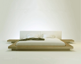 现代简约板式床1.51.8米双人床气动高箱床软包储物床钢琴烤漆床