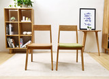 实木餐椅子简约餐桌餐椅组合白橡木电脑椅环保餐厅组全译寻家具