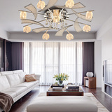凡之星设计 卧室吸顶灯现代简约led 欧式客厅宜家温馨餐厅水晶灯