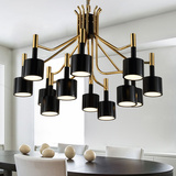 后现代创意个性吊灯设计师北欧客厅餐厅别墅奢华艺术LED锤子吊灯