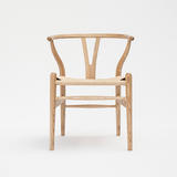 Hans J. Wegner 原木Y字椅叉骨椅北欧简约风格设计师椅子实木餐椅