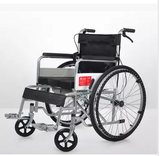 老年人轮子椅车带坐便器轮子椅折叠老人手推代步车残疾人轮子椅