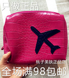 雅诗兰黛16年专柜玫红色飞机图案便携小化妆包/零钱包正品特价