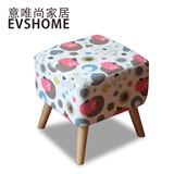 EVSHOME意唯尚新品宜家简约时尚脚凳换鞋凳休闲凳儿童座椅实木脚