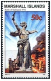 马绍尔：1992，二战系列-W50，斯大林格勒保卫战，外国邮票1全新