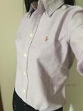 美国代购正品 PoloRalphLauren保罗女修身长袖衬衣小马标/徽标2款
