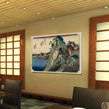 客厅无框单联画饭餐厅料理店日本浮世绘日式风格装饰挂卧室墙壁画