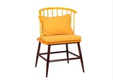 美式休闲椅靠背椅子 铁艺餐椅咖啡厅创意时尚洽谈桌椅办公椅新款