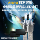 汽车LED大灯灯泡12V/24V货车通用超高亮LED前大灯H1/H3/H4/H7/H11